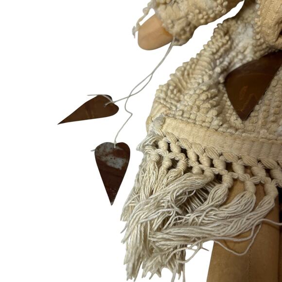 Handcrafted Primitive Angel Doll with Twigs Wings Rustic Home Decor - Picture 5 of 8